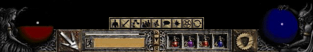 Das Interface von Diablo2